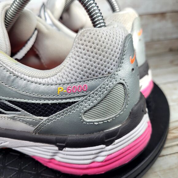 Nike P-6000 Laser Women's Size 9 Fuchsia White Athletic Training Running Shoes - Picture 6 of 12